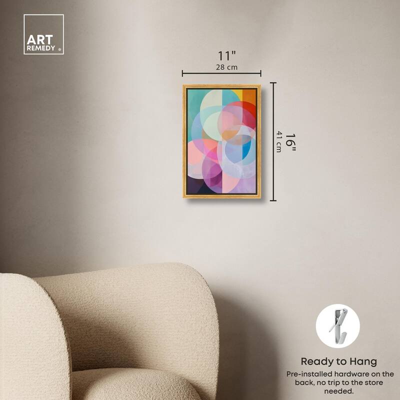 Oneiric Circles II Canvas by Art Remedy