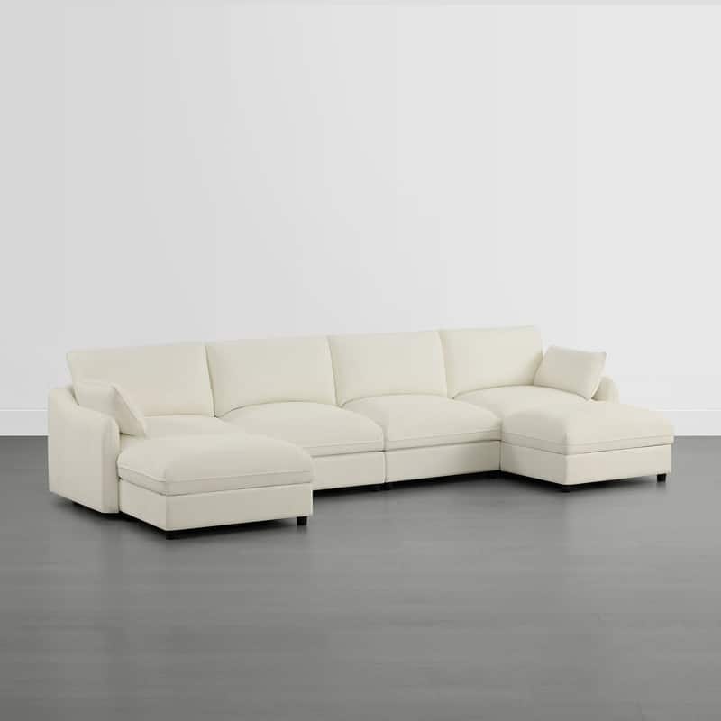 Spruce & Spring Oversized Cloud Modular Sectional Couches for Living Room