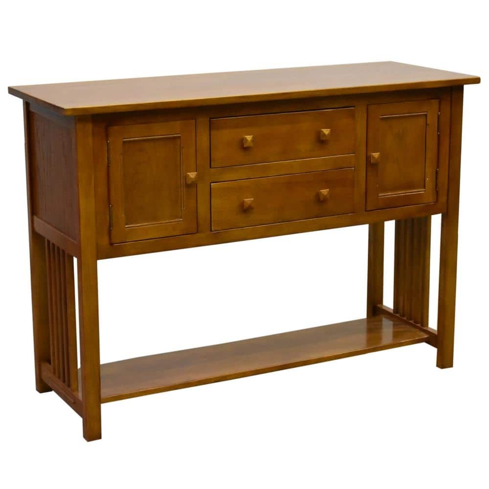 Mission 2 Door, 2 Drawer Console Table - 52"