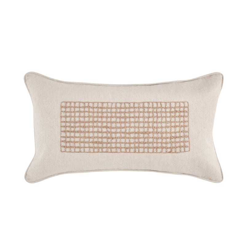 Villa by Classic Home Siena 14"x26"Cotton Linen Blend Throw Pillow