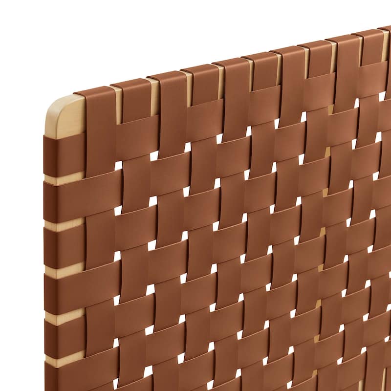 Sparta Twin/Full/Queen/King Vegan Leather Weave Headboard
