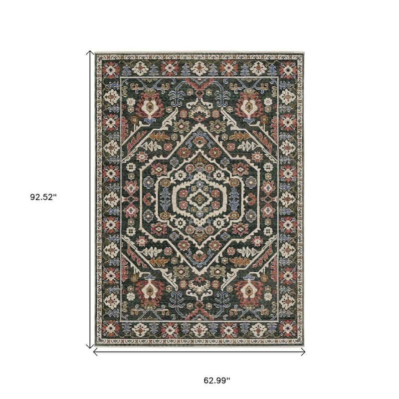HomeRootsFloral Traditional Runner Area Rug