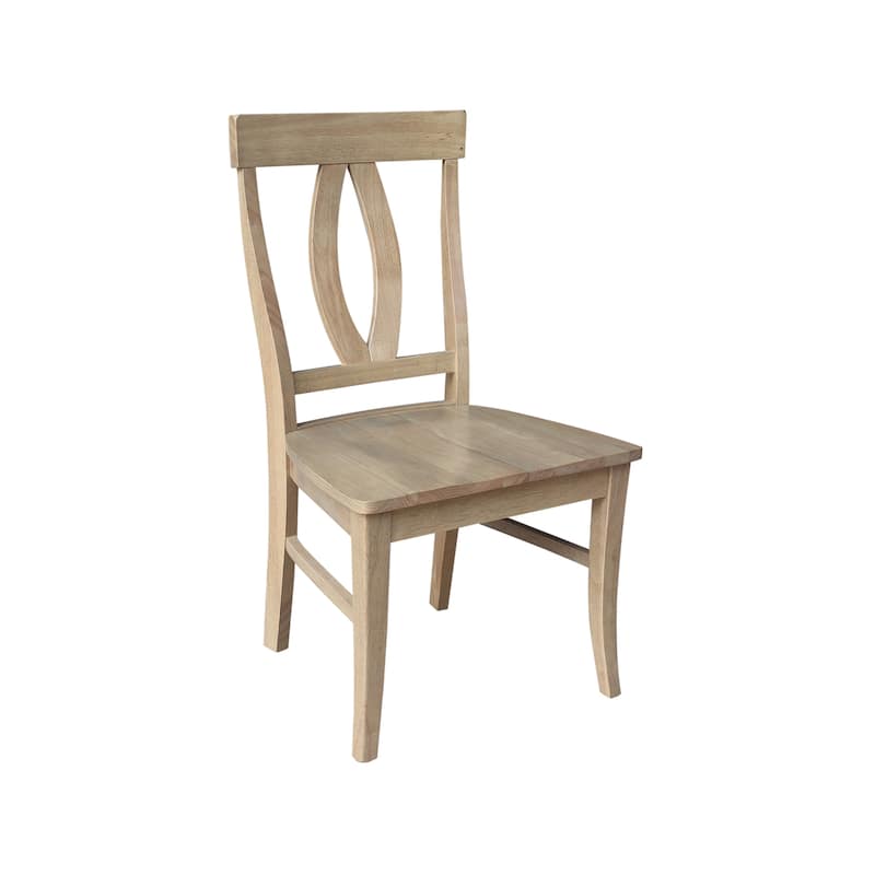 International Concepts Solid Wood Verona Dining Chairs, Set of 2