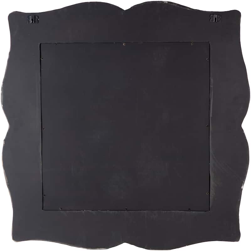 Oleada Eclectic Grey Square Mirror - 35"H x 35"W