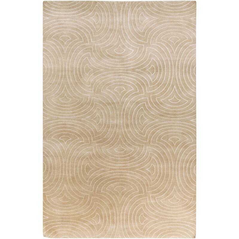 Hand-Knotted Rhonda Geometric Area Rug