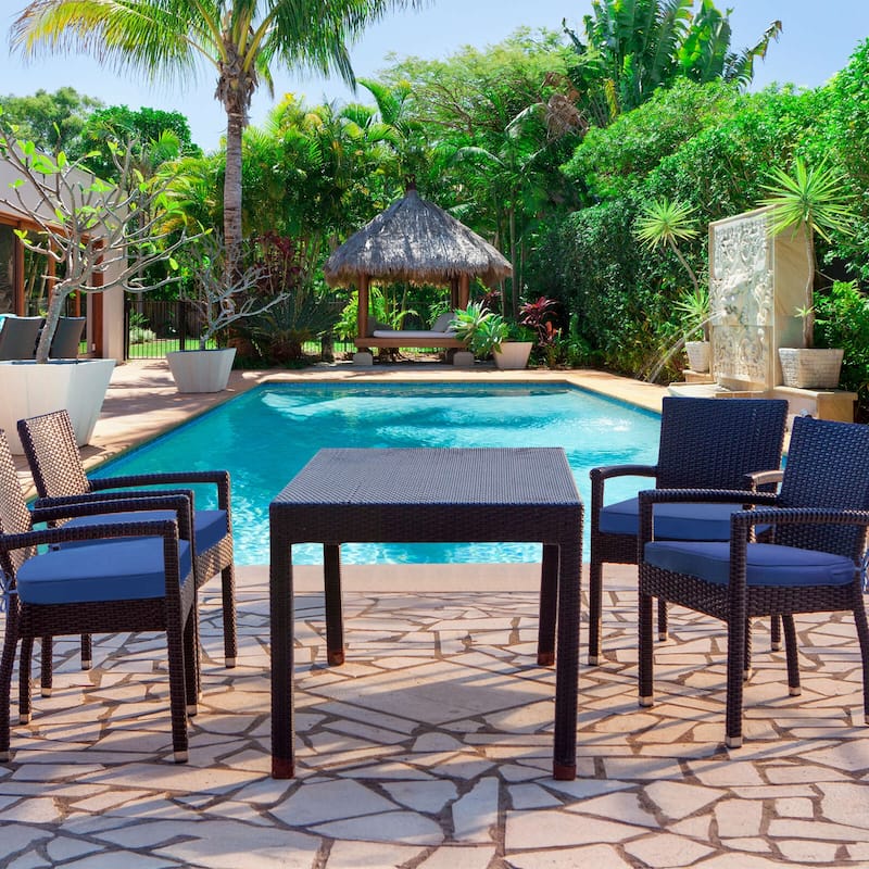 Aoodor Outdoor Chair Cushion Soft and Fade-resistant Polyester Set of 4 - 21''x21''