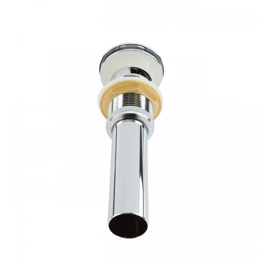 Anti-Clogg Pop up Sink Drain With Overflow Chrome Finish For Sinks with Overflows Renovators Supply