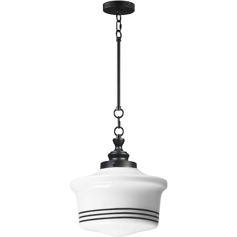 Maxim 21534WT Eureka 14" Wide 1 Light Pendant