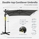 preview thumbnail 5 of 26, MAISON ARTS 12 FT Cantilever Umbrella 360 Degree Rotation & 6-Tilt Adjustable