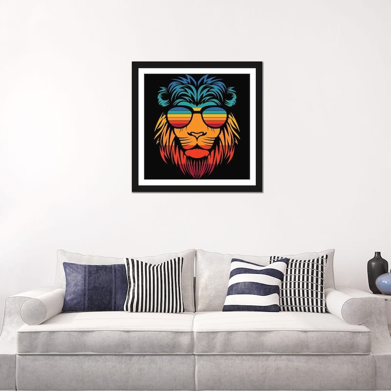 iCanvas "Lion In Sunglasses" by Art Mirano