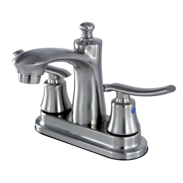slide 2 of 2, Jamestown 4 in. Centerset Bathroom Faucet Brushed Nickel