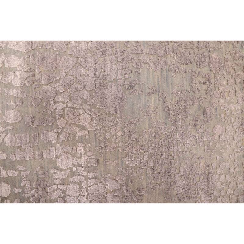 ECARPETGALLERY Hand-knotted Legacy Grey Silk, Wool Rug - 5'9 x 5'10