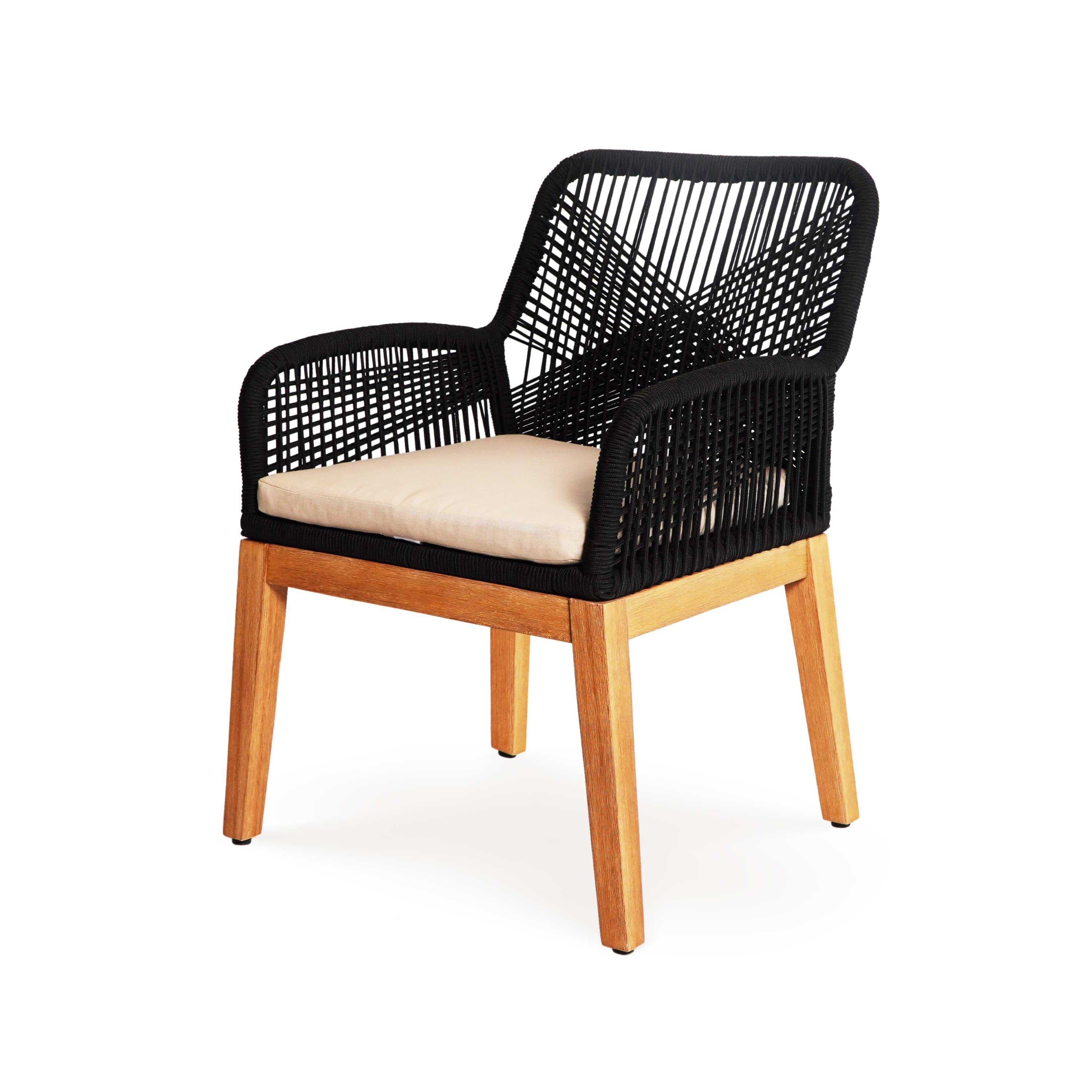 Rope weave dining clearance chair