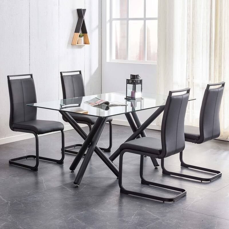 High Back Dining Chairs,Upholstered Side Chair(Set of 4)