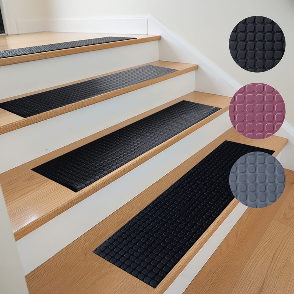 Block-Grip Vinyl Step Mats