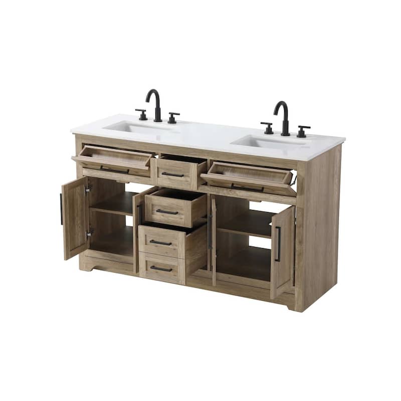 Nathaniel Double Bathroom Vanity (54-84 inch)