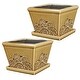 preview thumbnail 4 of 5, Southern Patio Provence Planter, 2-Pack - 8-Inch (2-pack)