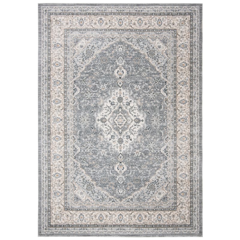 SAFAVIEH Isabella Anastasiia Traditional Oriental Rug - Grey/Cream - 5' 3" x 7' 6"