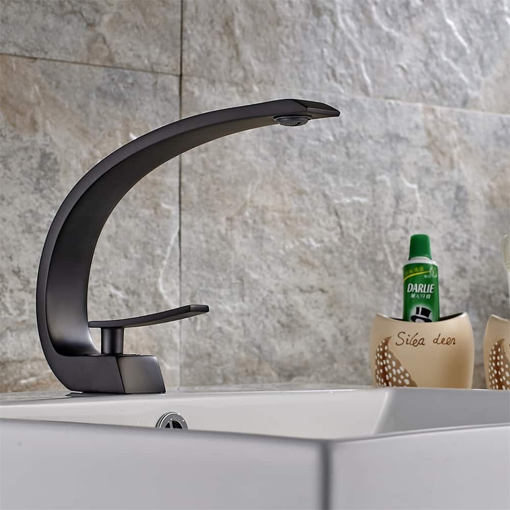 Bathroom Faucet,Brushed Faucet for Bathroom Sink,Single Hole Faucet