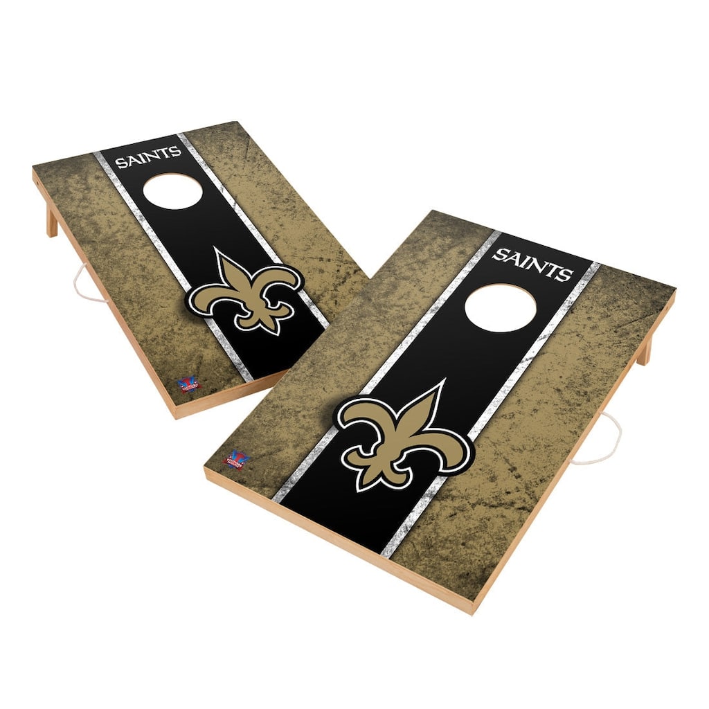 Vintage New Orleans Saints NFL Regulation 2x4 Cornhole Set