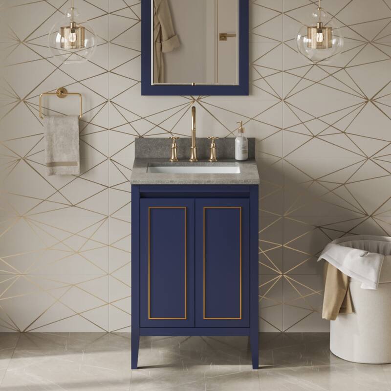 Jeffrey Alexander VKITPER24R-MARBLE Percival II 24" Free Standing