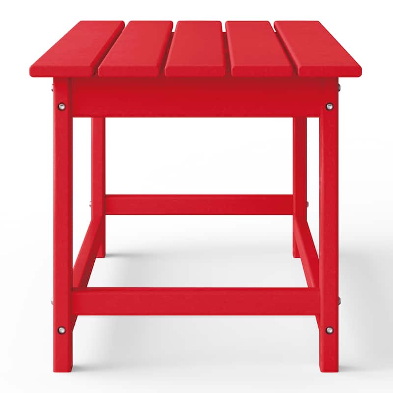 Laguna Hdpe All Weather Outdoor Patio Rectangular Coffee Table