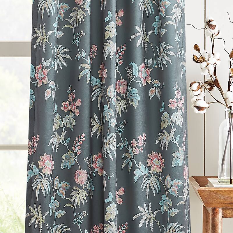 Martha Stewart Ms. Norah Backtab Curtain Panel Pair