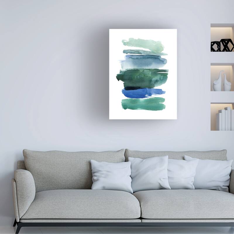 Grace Popp 'Swatches Of Sea I' Canvas Art