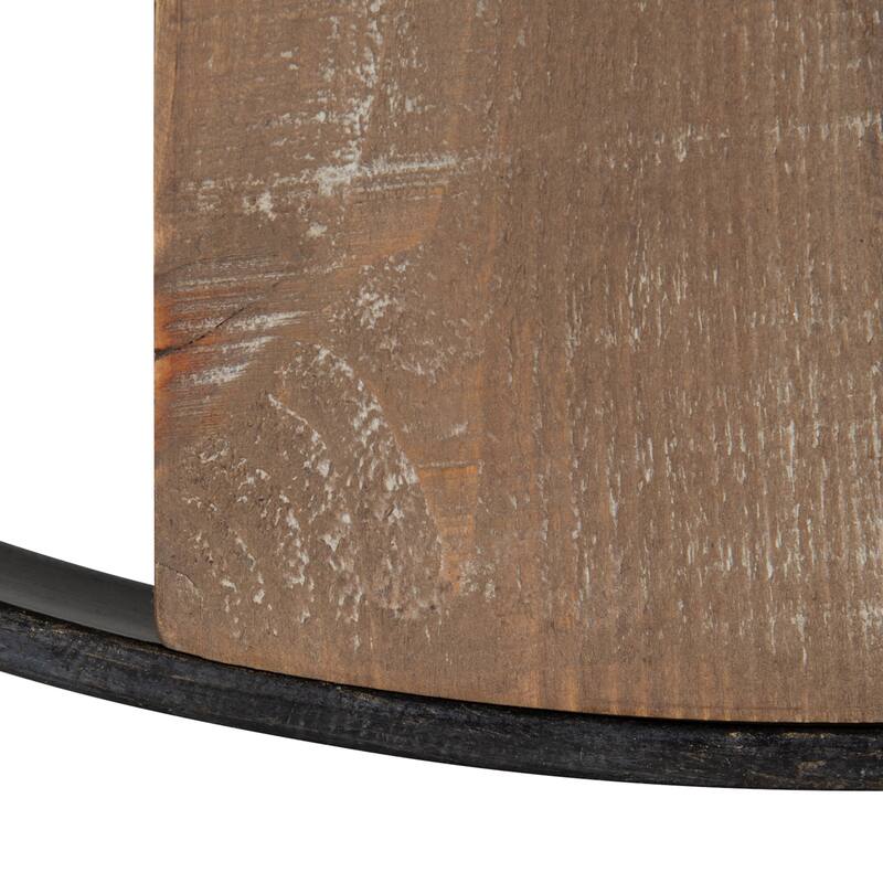 Kate and Laurel Ladd Round Numberless Wall Clock