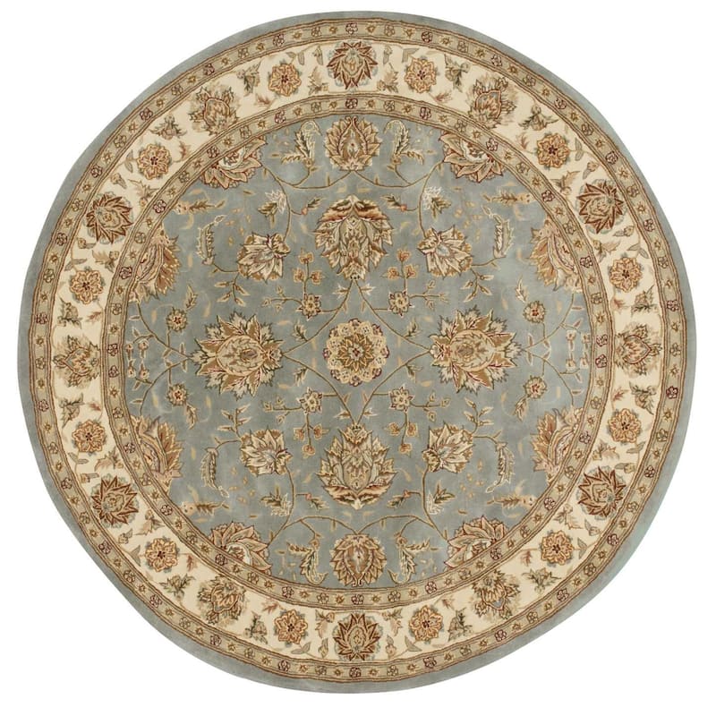 Nourison Nourison 2000 Bordered Area Rug - 6' Round - Blue - Round