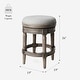 preview thumbnail 4 of 9, Maven Lane Pullman Backless Swivel Kitchen Stool