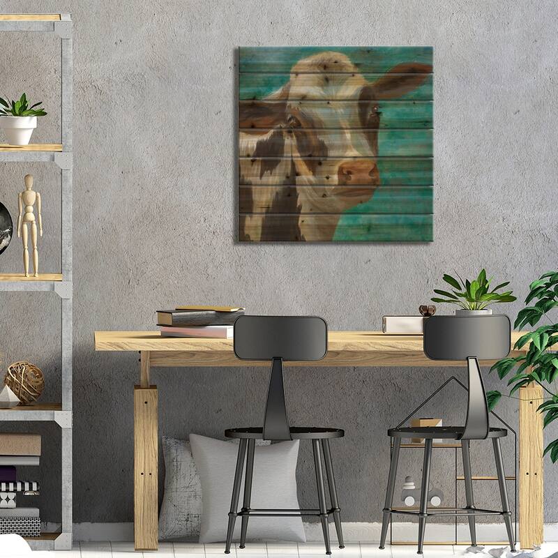 Rise & Shine V Print On Wood by Liz Jardine - Multi-Color