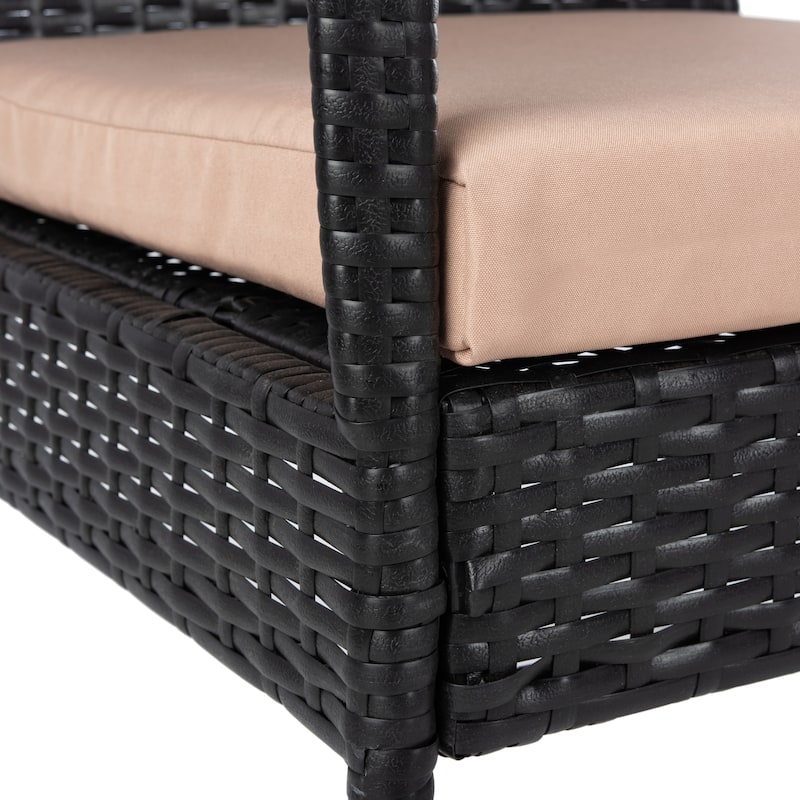 SAFAVIEH Outdoor Addisyn 3-Piece Lounge Set - 18Wx18Dx17H