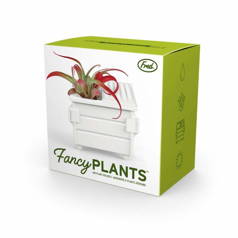 Fred Fancy Plants Dumpster Shaped Air Plant Holder