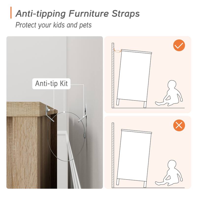 Sliding Barn Door TV Stand Cabinet, Entertainment Center for 75" TV