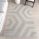 preview thumbnail 7 of 12, Nuloom Janiya Abstract Hexagon Machine Washable Area Rug 4' x 6' - Beige - Rectangle