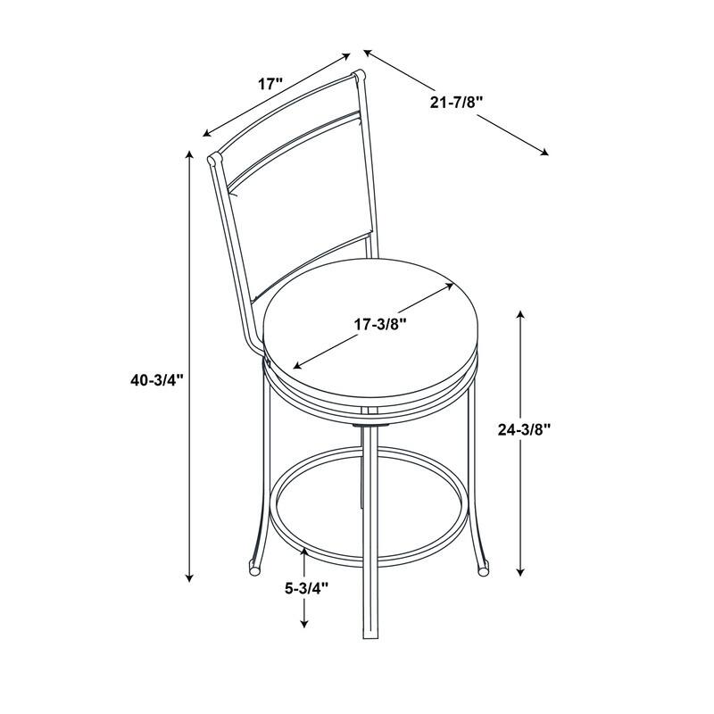 Linon Franklin Pewter Counter Height 5-piece Gathering Dinning Set
