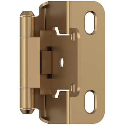 Amerock BP7550 Functional Hardware 1/2" Overlay Wrap Cabinet Door - Champagne Bronze