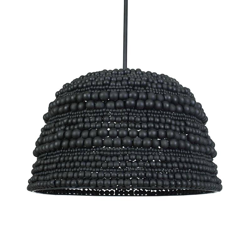 Uttermost 21623 Persephone 21" Wide Wood Pendant