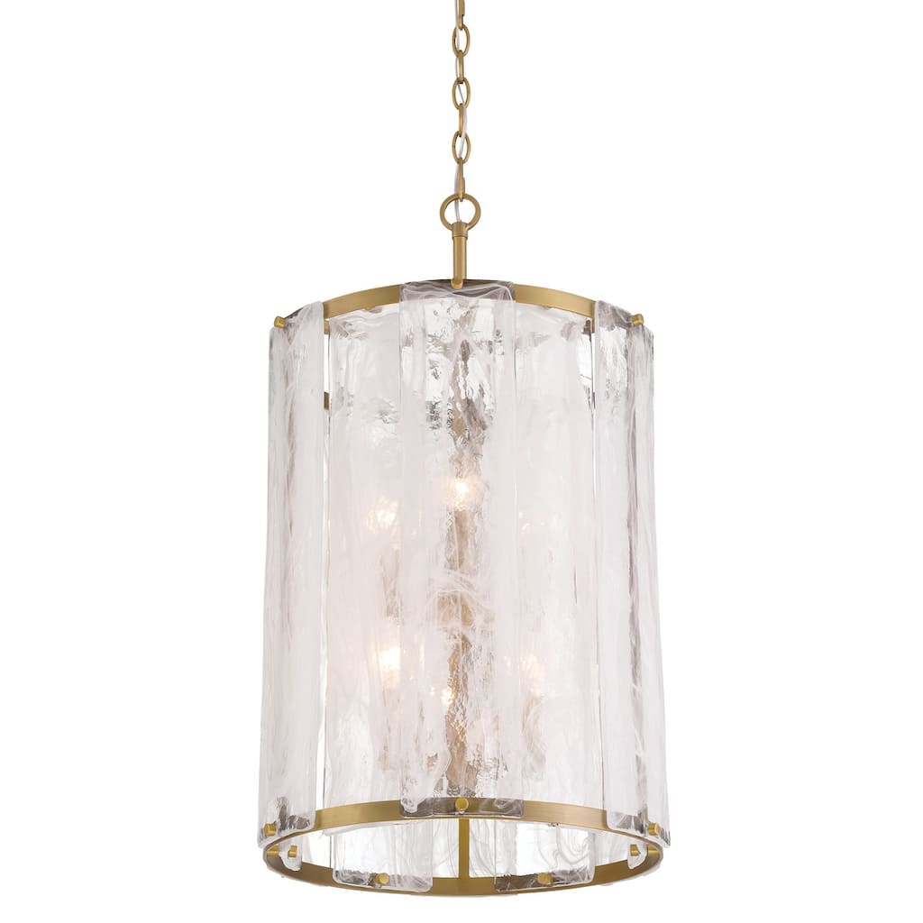 Minka Lavery 3637 Veil 6 Light 16" Wide Multi Light Pendant with White