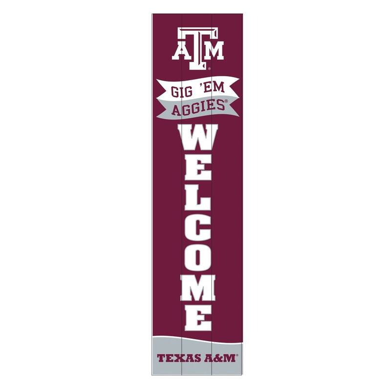 47" Porch Leaner Welcome Wall Sign, Texas A&M