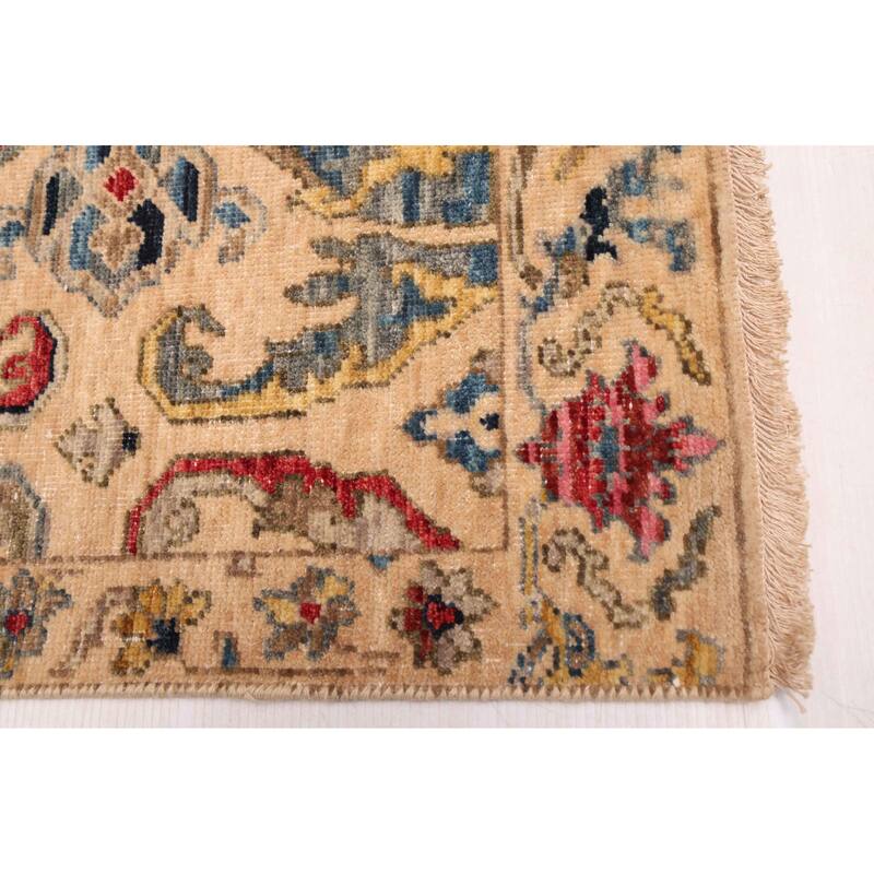 ECARPETGALLERY Hand-knotted Heritage Beige Wool Rug - 3'0 x 5'0