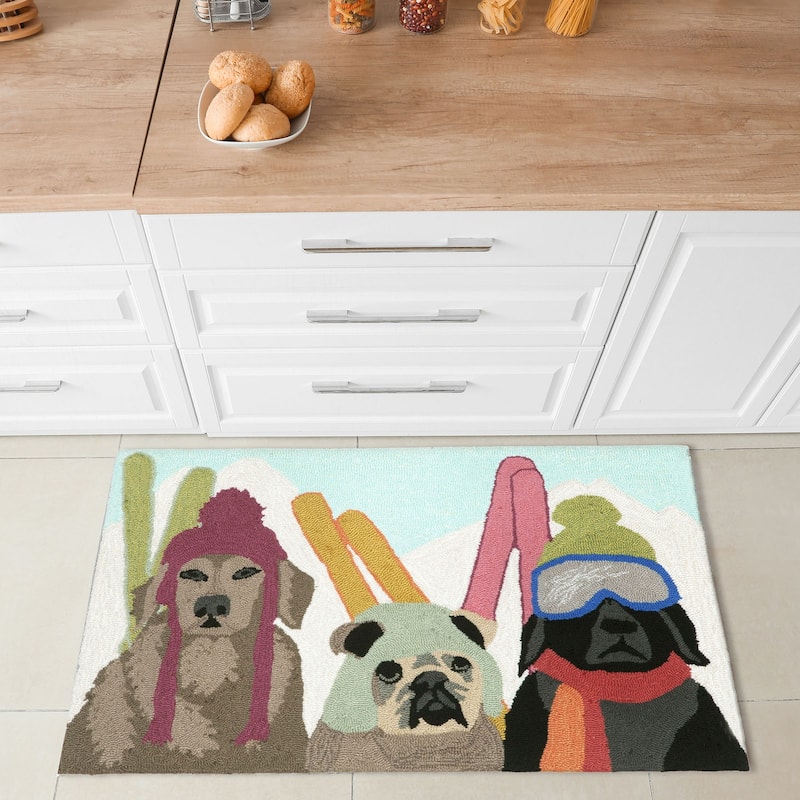 Liora Manne Frontporch Ski Patrol Indoor/Outdoor Mat