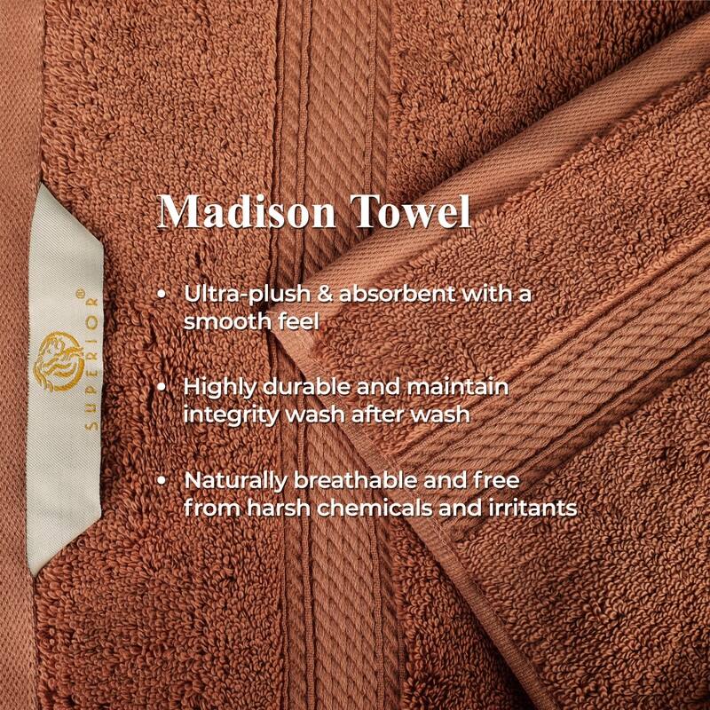 Superior Luxury Egyptian Cotton Bath Towel Set of 4 Ultra Plush, Heavyweight, Absorbent Spa & Hotel Quality Bath Towels Set