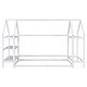 preview thumbnail 28 of 28, Wooden Twin House Bed with Integrated Shelves and Hanger for Kids Room