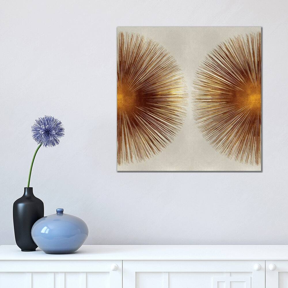 iCanvas "Bronze Sunburst II" by Abby Young Canvas Print