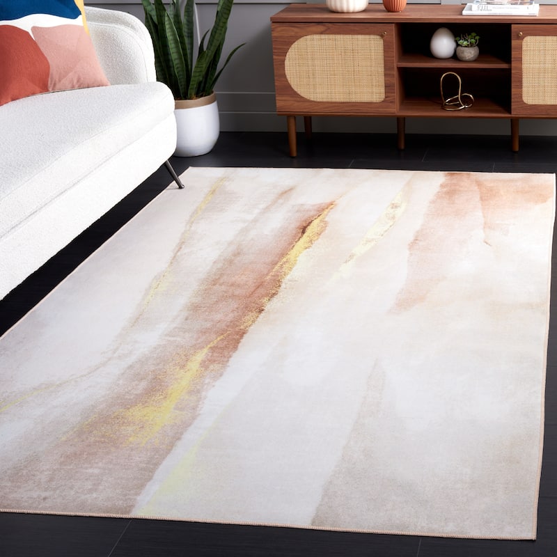 SAFAVIEH, Malibu Lavelle Contemporary Machine Washable Rug