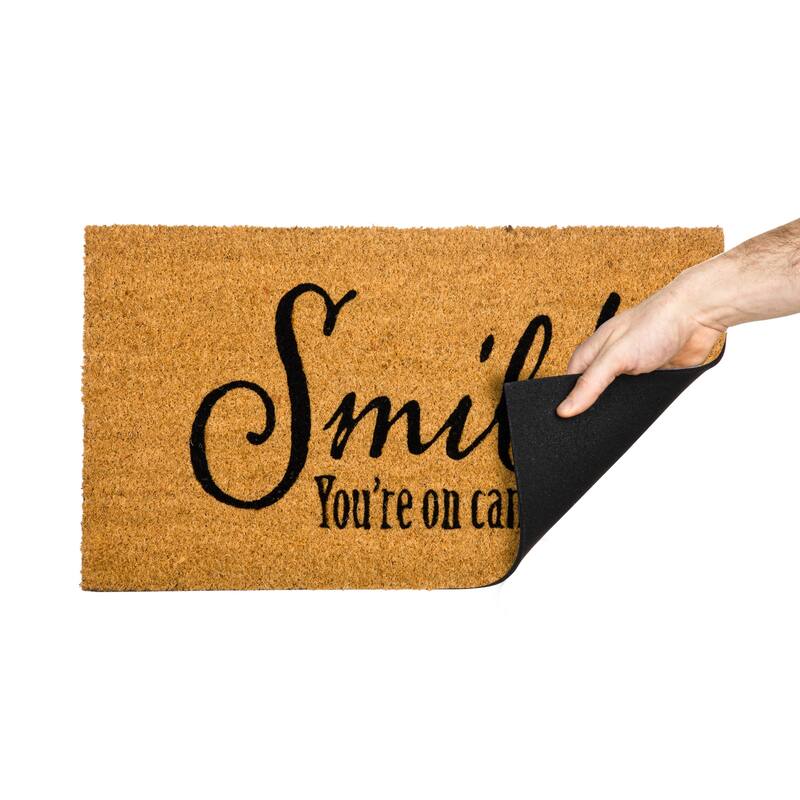 28" x 16" Natural Coir Door Mat, Friends Welcome Relatives By Appointment - 28" x 16"