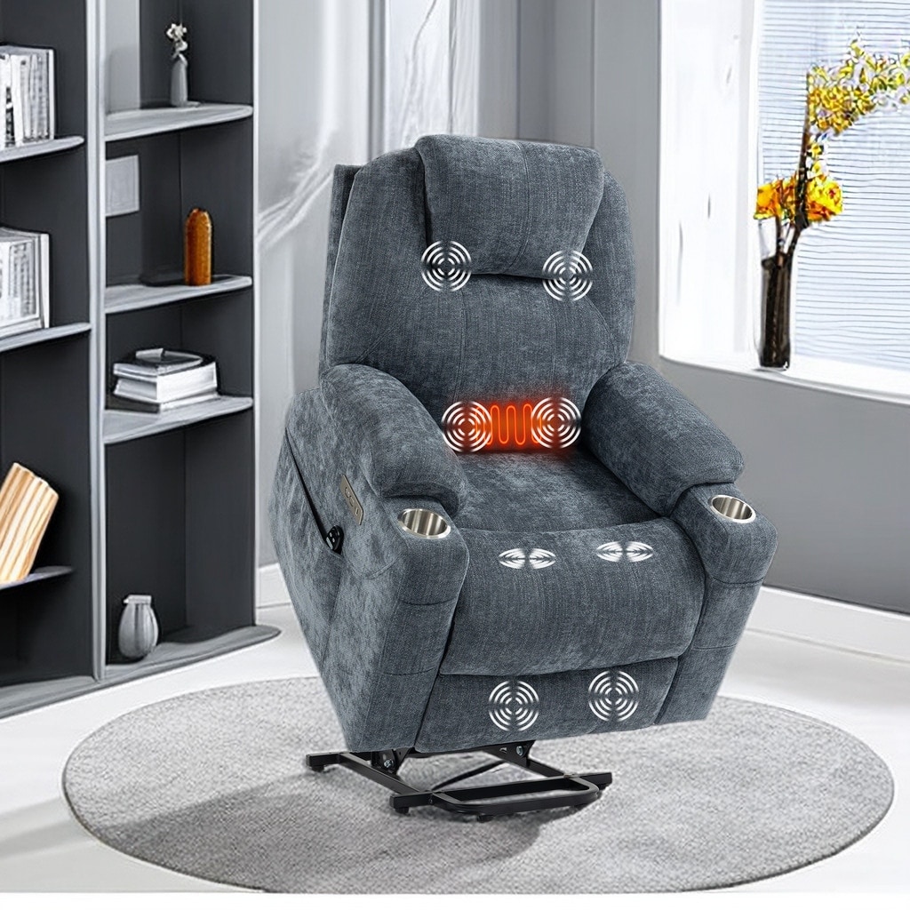 Big man top power lift recliner