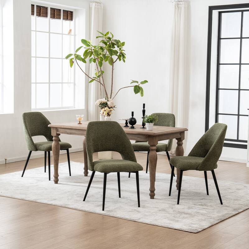 Modern Dining Chairs Set of 2 Armless Chairs 22.83"Wx22.05"Dx34.65" H